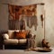 Rustic Tapestry: Interwoven threads of rustic textures, evoking a sense of warmth and nostalgia