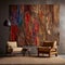 Rustic Tapestry: Interwoven threads of rustic textures, evoking a sense of warmth and nostalgia