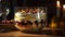Rustic Trifle Delight: A Close-up Food Photography