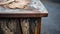 Rustic Vintage Fleece End Table With Imagon 300mm F58 Style