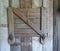 Rustic vintage timber barn or stable door