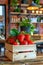 Rustic warehouse setting juicy strawberries in wooden crates with soft lighting for food ad