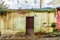 Rustic, weathered house exterior, Central America