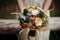 Rustic wedding bouquet