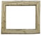 Rustic wood frame