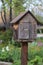 A Rustic Wooden Bird House