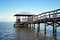 Rustic Wooden Fishing and Swimming Pier