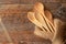 Rustic Wooden Mixing Spoons