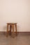 Rustic wooden stool