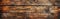 Rustic Wooden Texture Panorama: Long Bright Old Brown Background Banner
