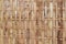 Rustic woven surface photo. Wicker wooden background. Rattan woven top view.