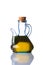 Rustical Bottle Cooking Oil isolated White