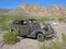 Rusting car in the desert environment near Nelson Nevada