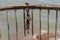 Rusting guard rail padlock and chain Corredor Artesanal De Casco Antiguo