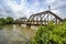 Rusting railroad bridge