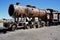 Rusting Vintage Steam Locomotive at The Cementerio de Trenes\\\' or Great Train Graveyard.