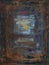 Rusty abstract art on canvas
