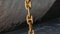Rusty anchor chain