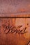 Rusty Antique Ford Truck Logo