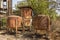 Rusty Chemical Tanks Inside Union Carbide Chemical Plant Bhopal India