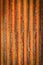 Rusty corrugated iron metal fence Zinc wall textur