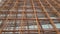 Rusty deformed bars material for reinforcement concrete and building construction