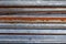 Rusty and dirty metal stripes for background