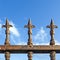 Rusty fence