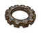 Rusty gear wheel