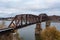 Rusty and Historic Railroad Bridge - Ohio River - Point Pleasant, West Virginia and Gallipolis, Ohio
