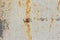 Rusty metal background.The texture of old rusty metal.Spots and streaks of rust on the light metal surface