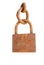 Rusty metal padlock with chain isolated over white