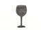 Rusty metal wine glass symbol