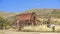 Rusty old barn in the country of Idaho