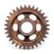 Rusty Old Cog Wheel. Generative ai