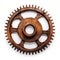 Rusty Old Cog Wheel. Generative ai