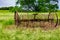 Rusty Old Texas Metal Farm Equipment in Field