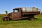 Rusty old truck for hauling water