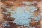 Rusty old wooden wall painted blue. Detailed photo texture