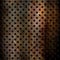 Rusty perforated metal background