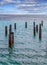 Rusty Pilings in Harbor