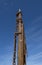 Rusty post on coastline near Alcala, Tenerife, Canary islands, Spain