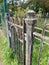 Rusty railings gate