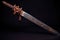 rusty samurai sword with history and character