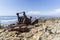 Rusty Shipwrecked Tractor in Rancho Palos Verdes California