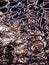 Rusty springs in a car wreck left on the namib Desert, Namibia