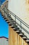 A rusty stair in the old harbor of Nuuk, Greenland