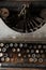 Rusty typewriter