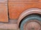 Rusty vintage pickup truck details