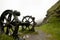 Rusty Wheels - Tintagel Coast - England